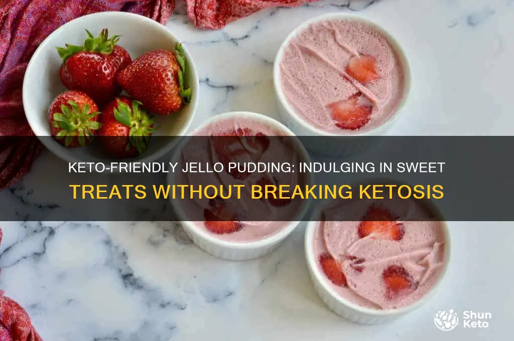 can you have jello pudding on keto
