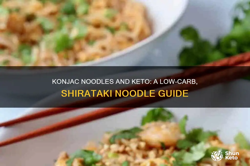 can you have konjac noodles on keto