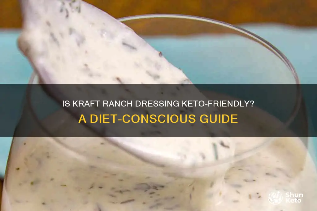 can you have kraft ranch dressing on keto