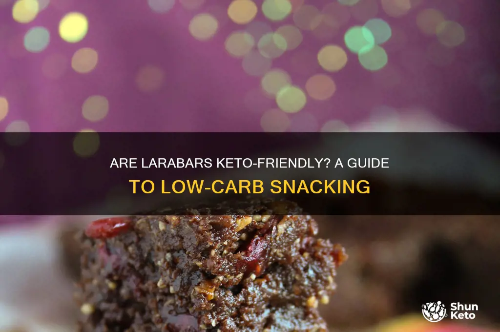 can you have larabars on the keto diet