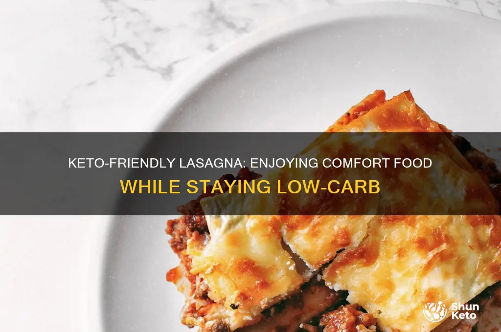 can you have lasagna on keto