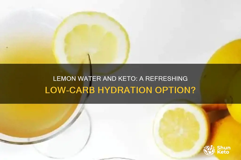 can you have lemon water on keto diet