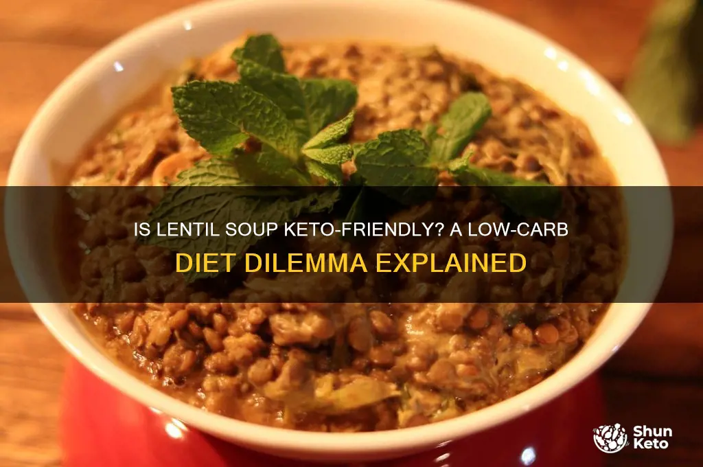 can you have lentil soup on keto