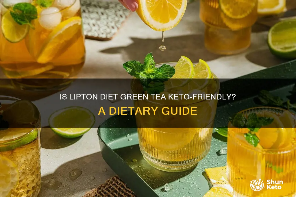 can you have lipton diet green tea on keto diet