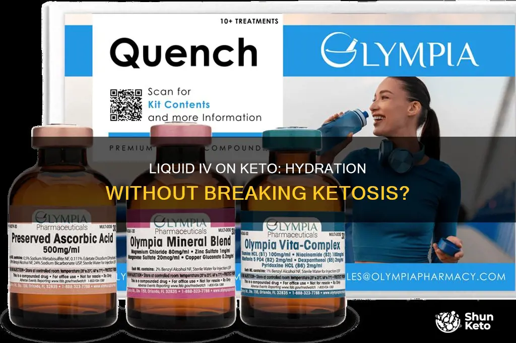 can you have liquid iv on keto