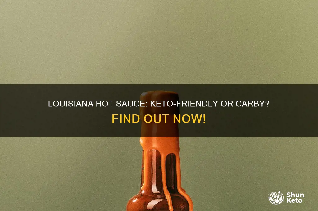 can you have louisiana hot sauce on keto