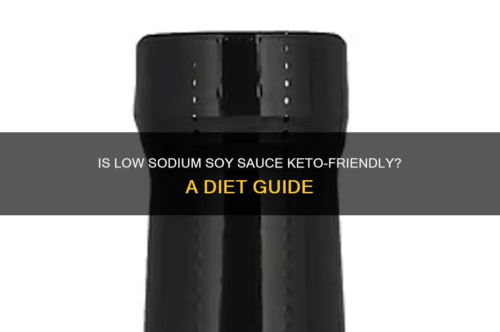 can you have low sodium soy sauce on keto