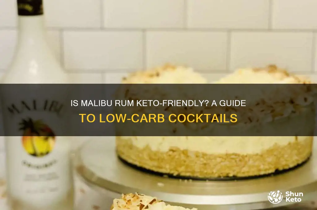 can you have malibu rum on keto diet