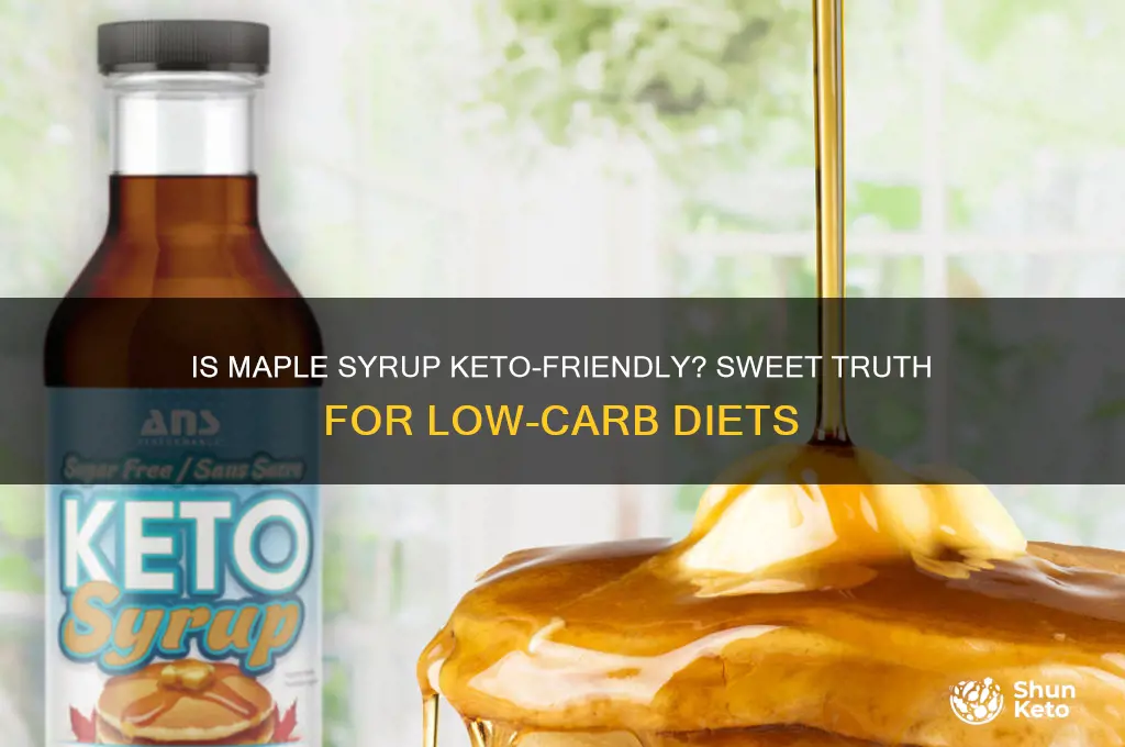 can you have maple syrup on a keto diet