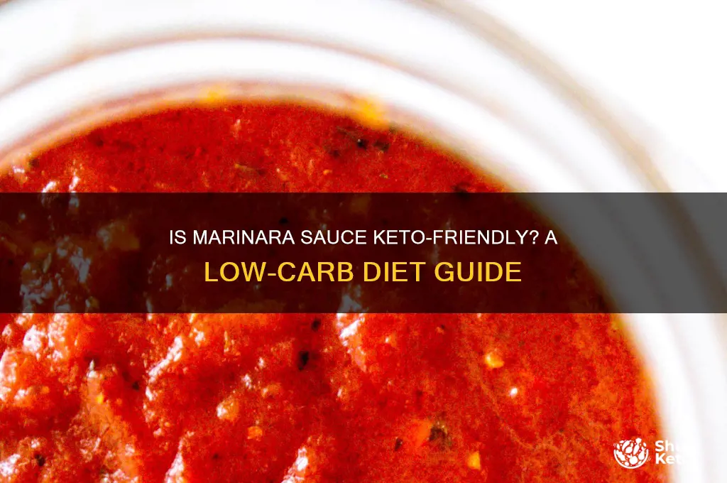 can you have marinara on keto