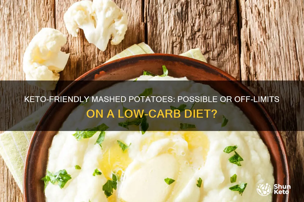 can you have mashed potatoes on a keto diet