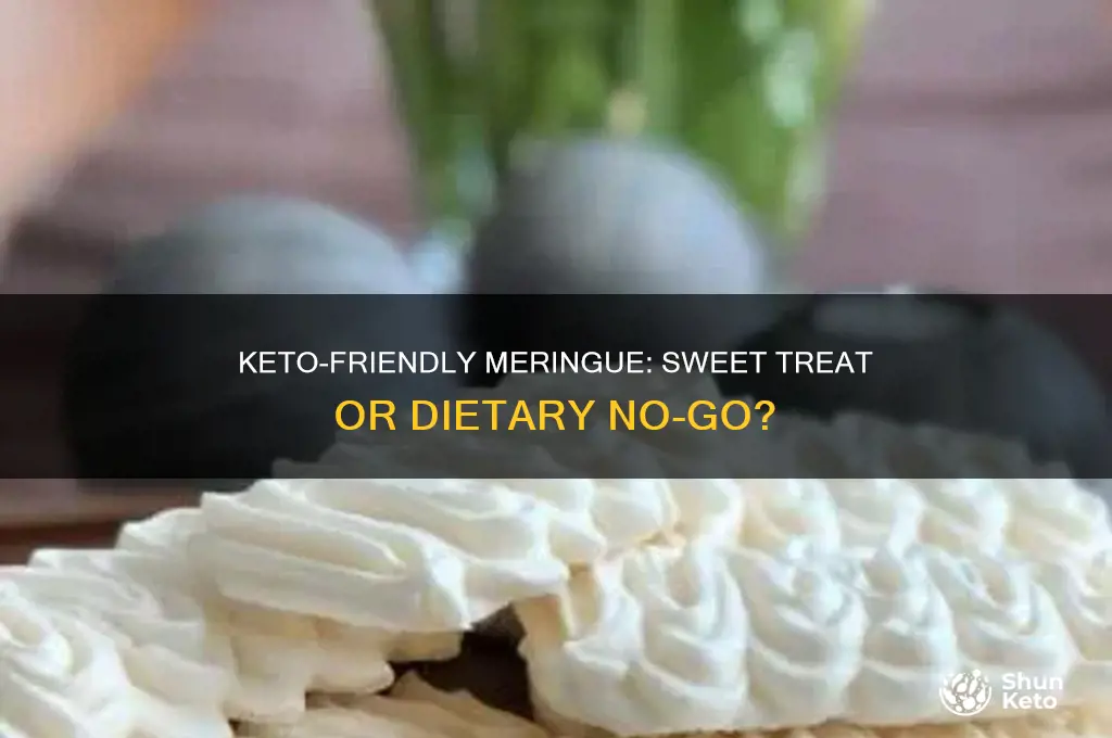 can you have meringue on keto