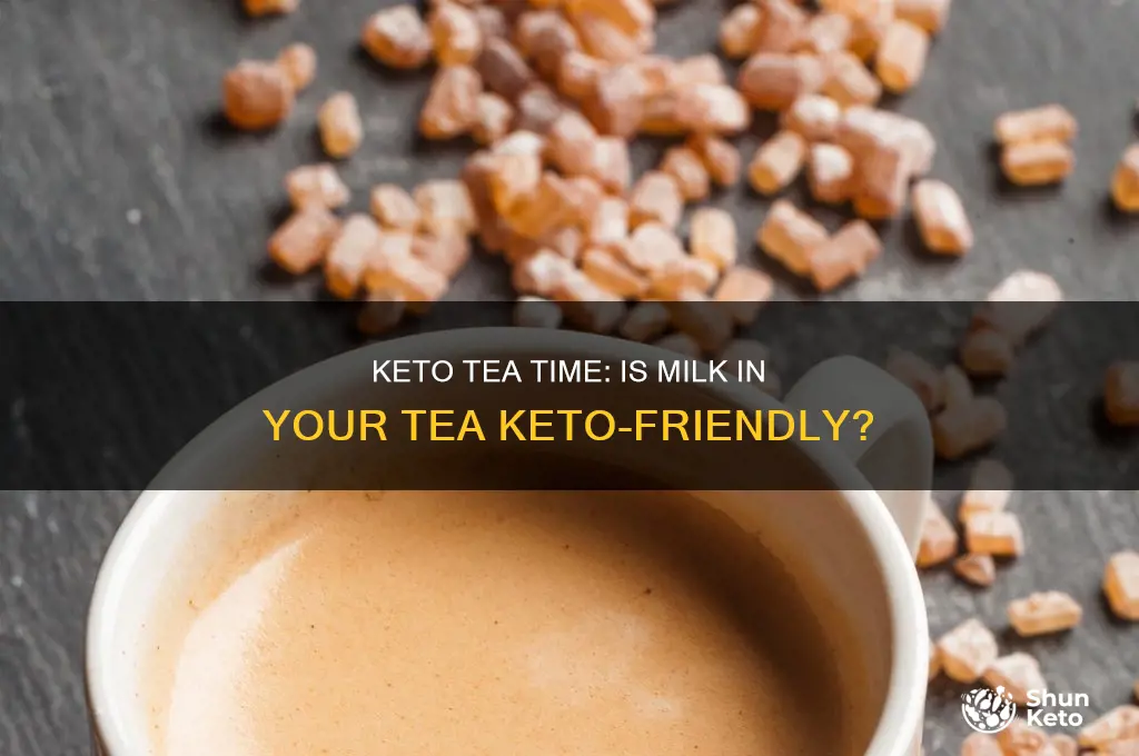 can you have milk in your tea on keto diet