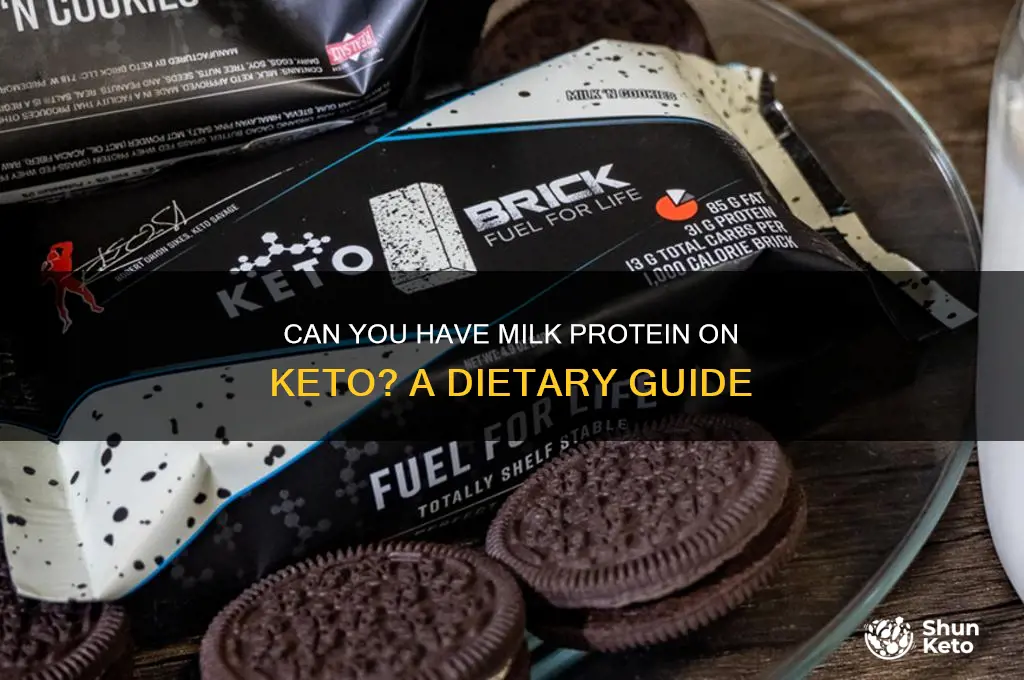 can you have milk protein on keto