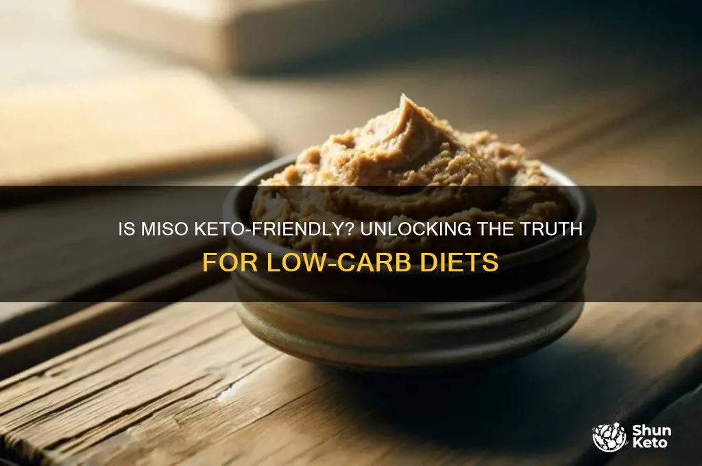 can you have miso on keto