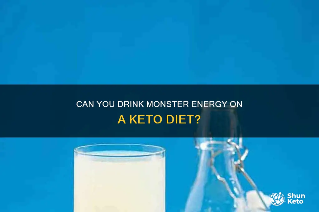 can you have monster on keto