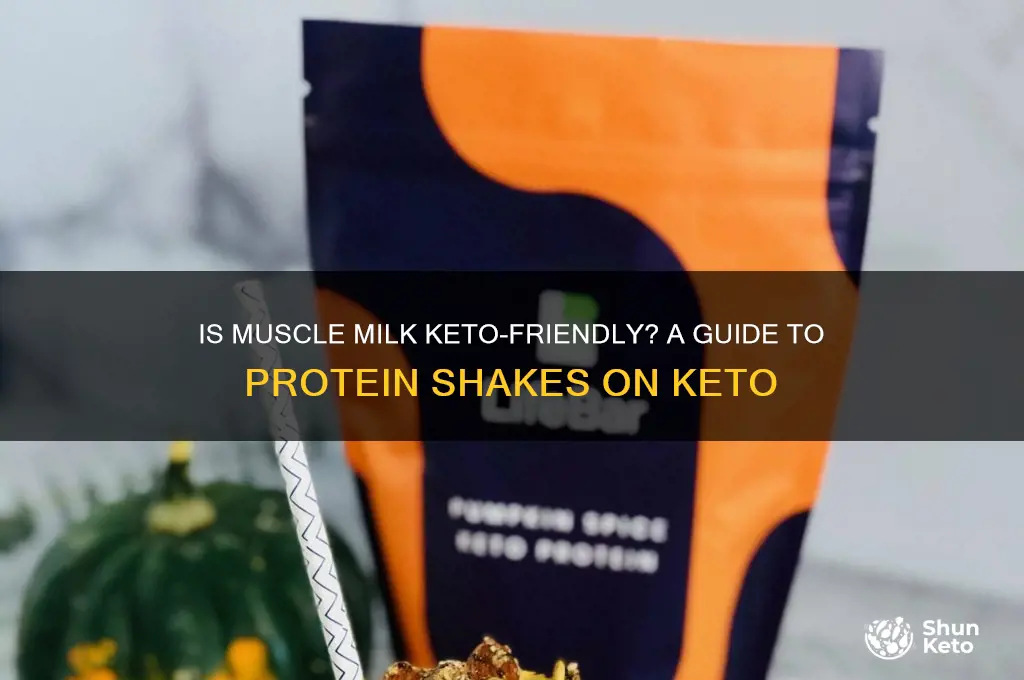 can you have muscle milk on keto
