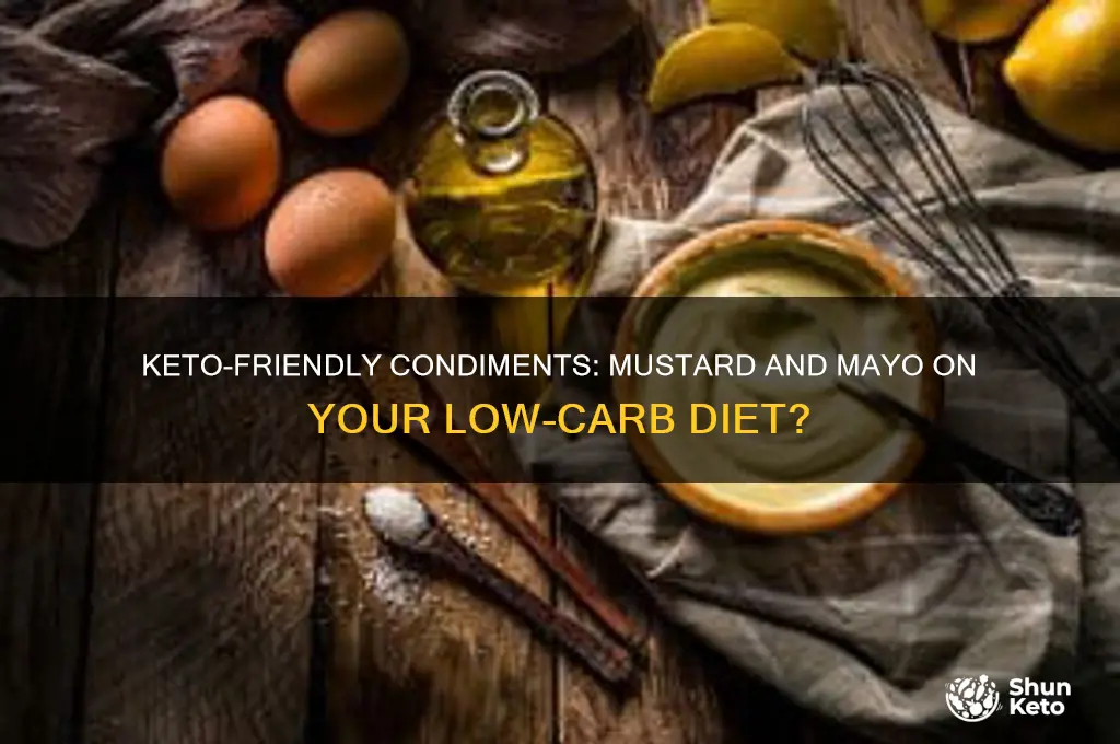 can you have mustard and mayonnaise on keto diet