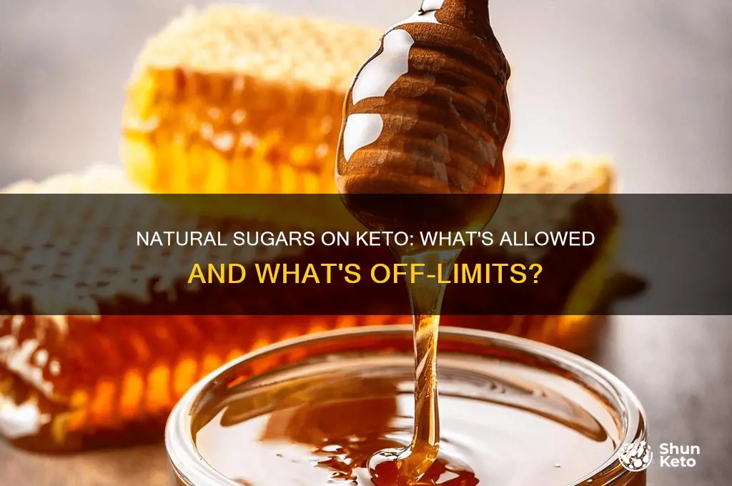 can you have natural sugar on keto