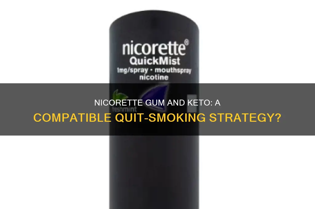 can you have nicorette gum on keto diet