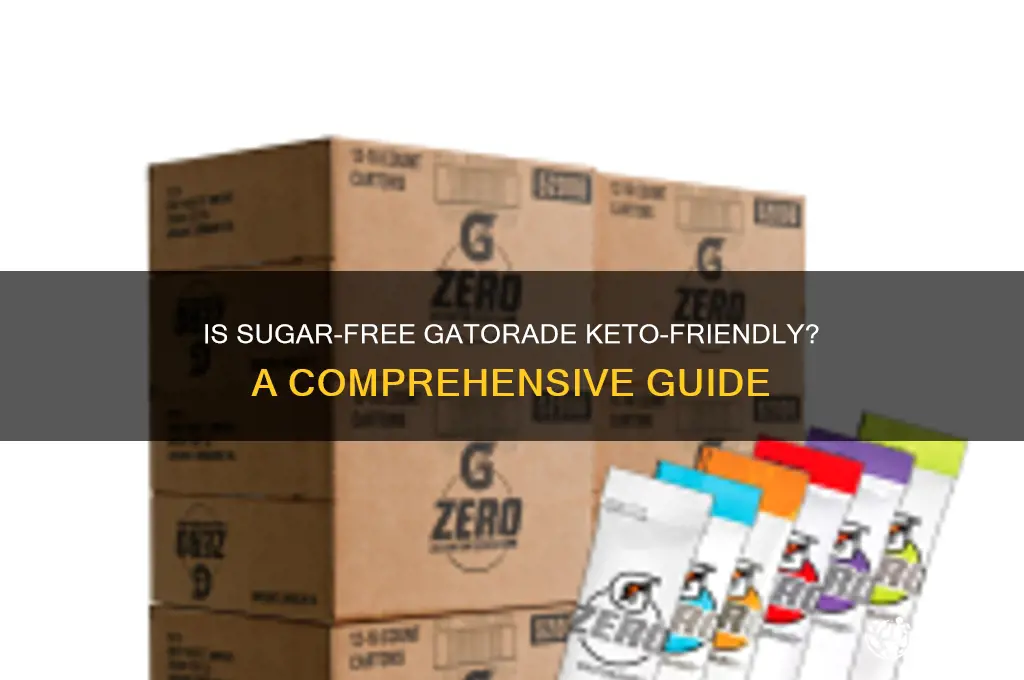 can you have no sugar gatorde on keto