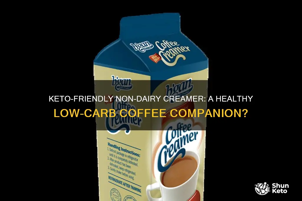 can you have non dairy creamer on keto diet