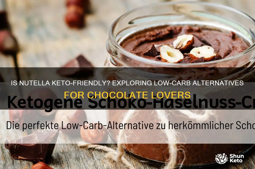 can you have nutella on keto