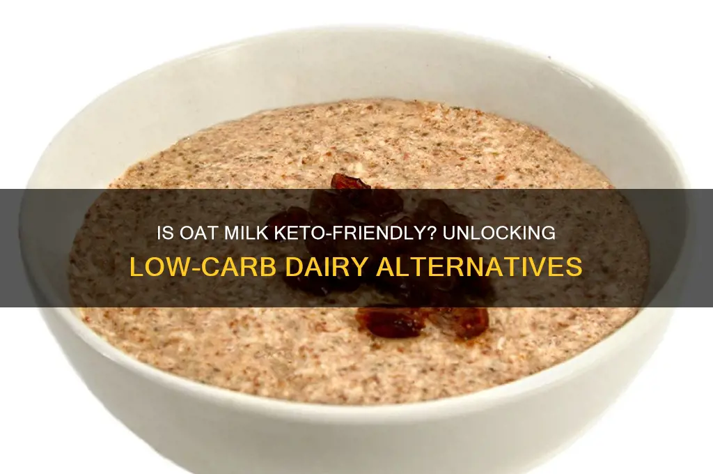 can you have oatmilk on keto
