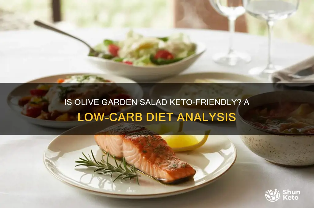 can you have olive garden salad on keto