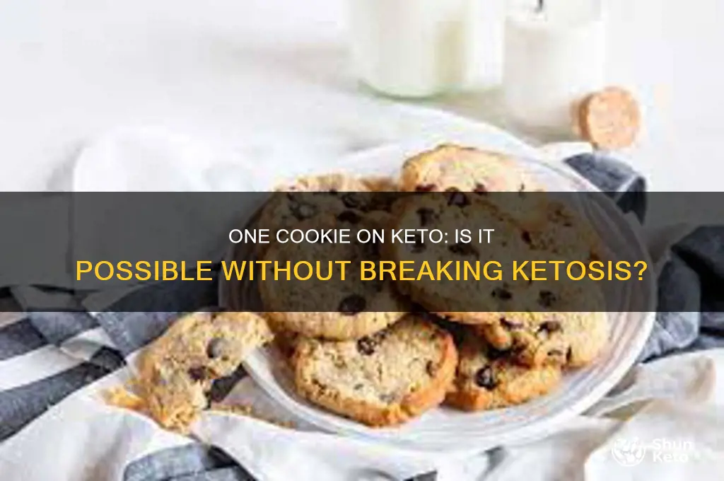 can you have one cookie on keto