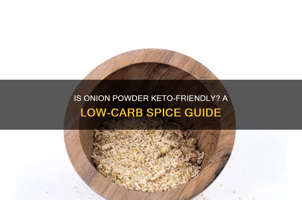 can you have onion powder on keto