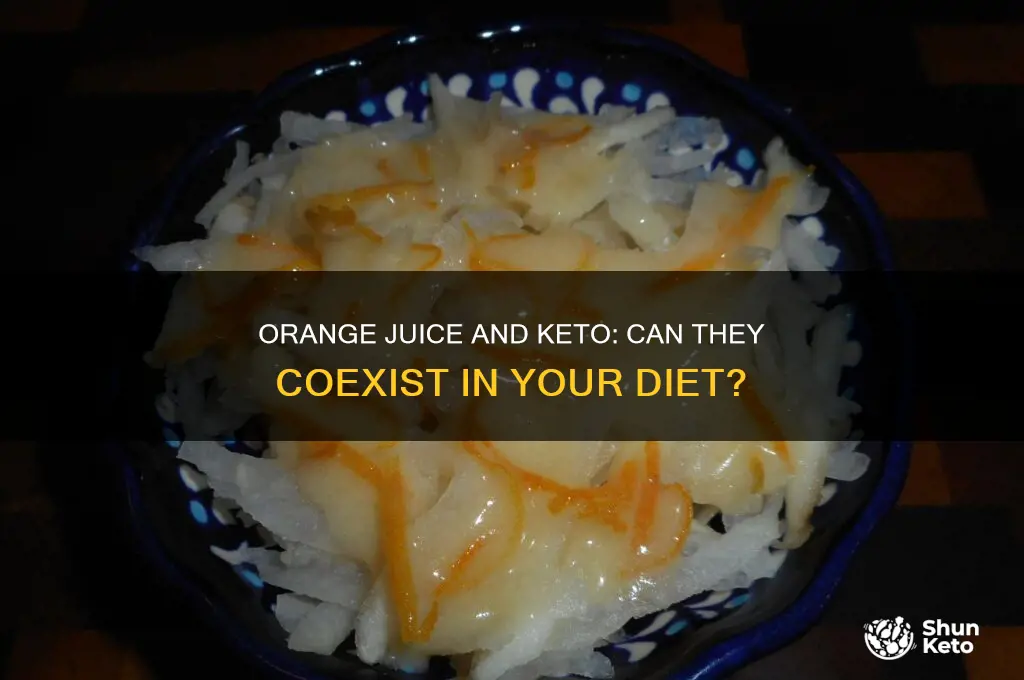 can you have orange juice on a keto diet