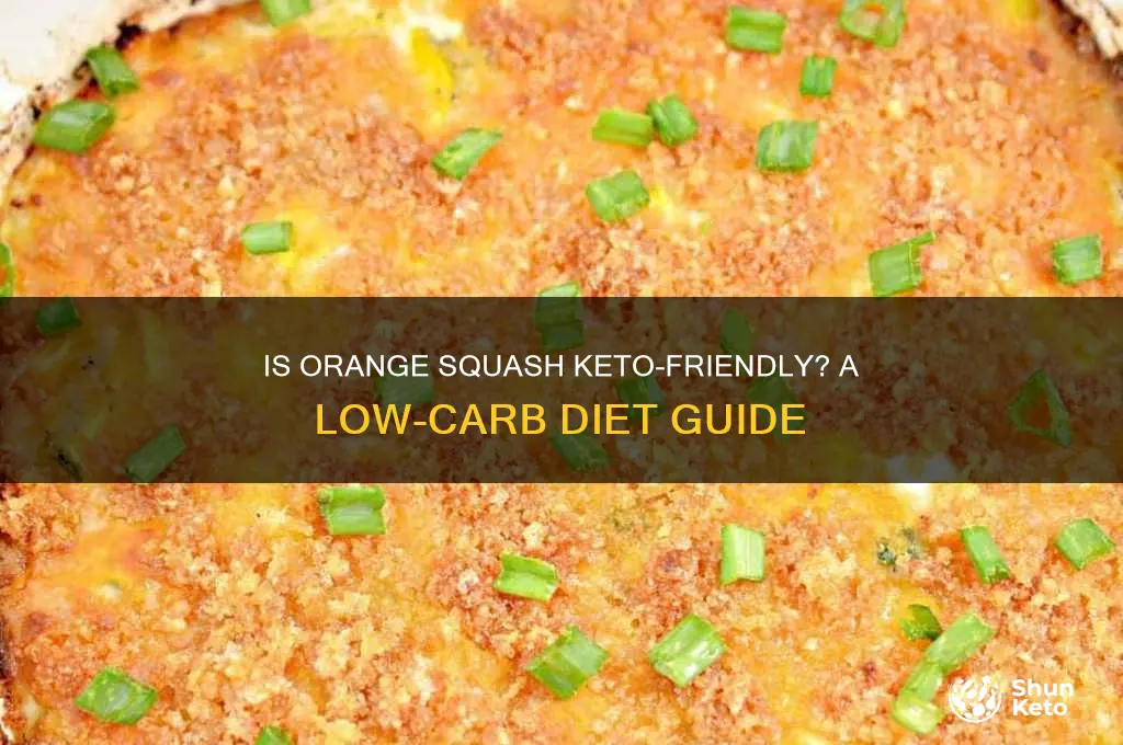 can you have orange squash on keto diet