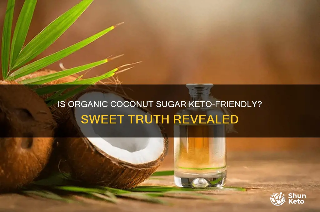 can you have organic coconut sugar on keto