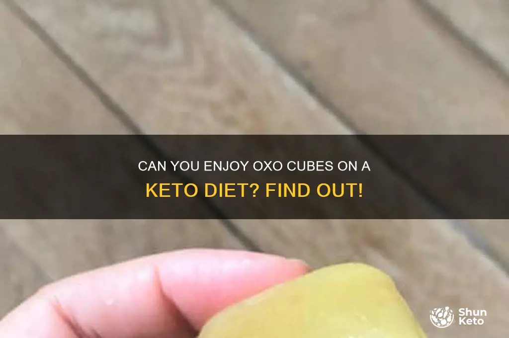 can you have oxo cubes on keto diet