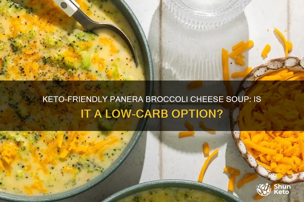can you have panera broccoli cheese soup on keto