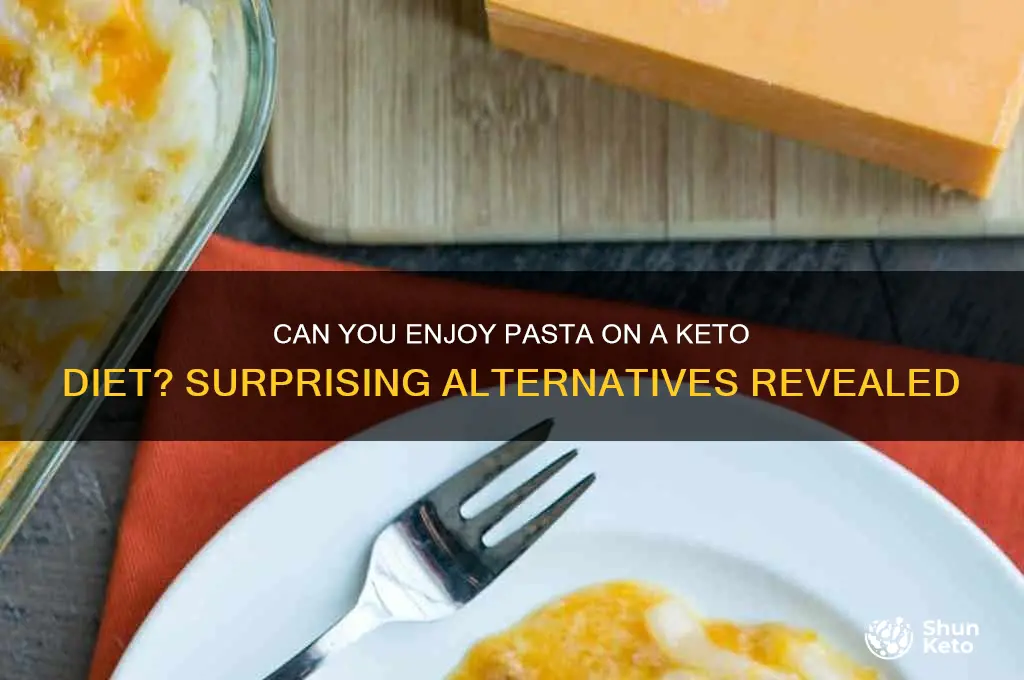 can you have pasta on a keto diet