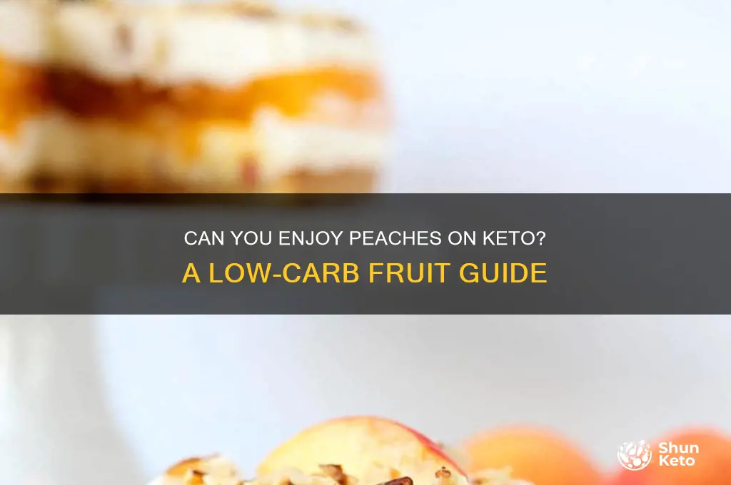 can you have peach on keto
