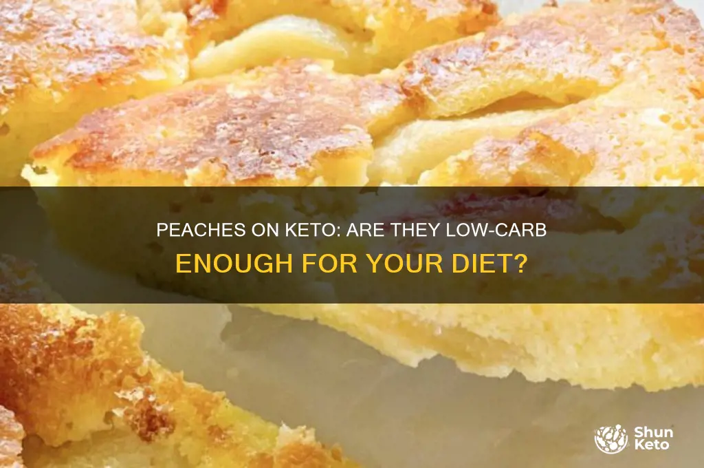 can you have peaches on a keto diet