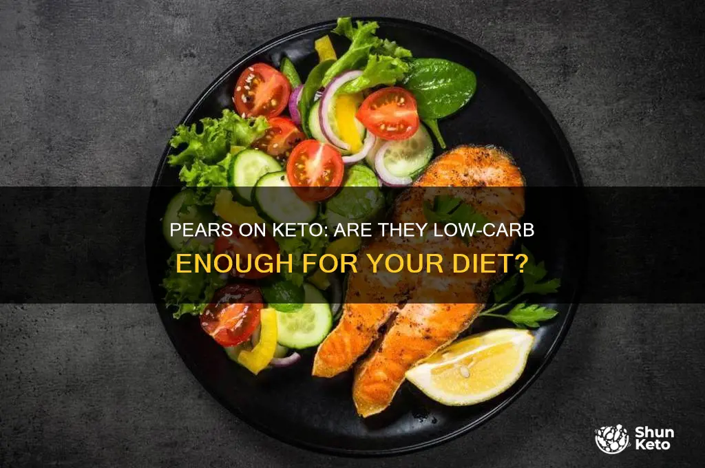 can you have pears on a keto diet