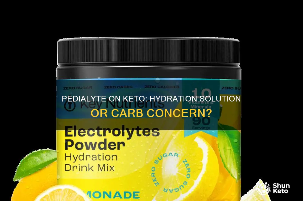 can you have pedialyte on keto diet