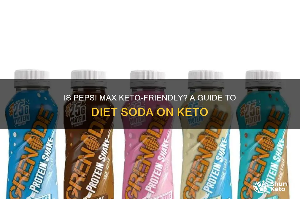 can you have pepsi max on keto diet