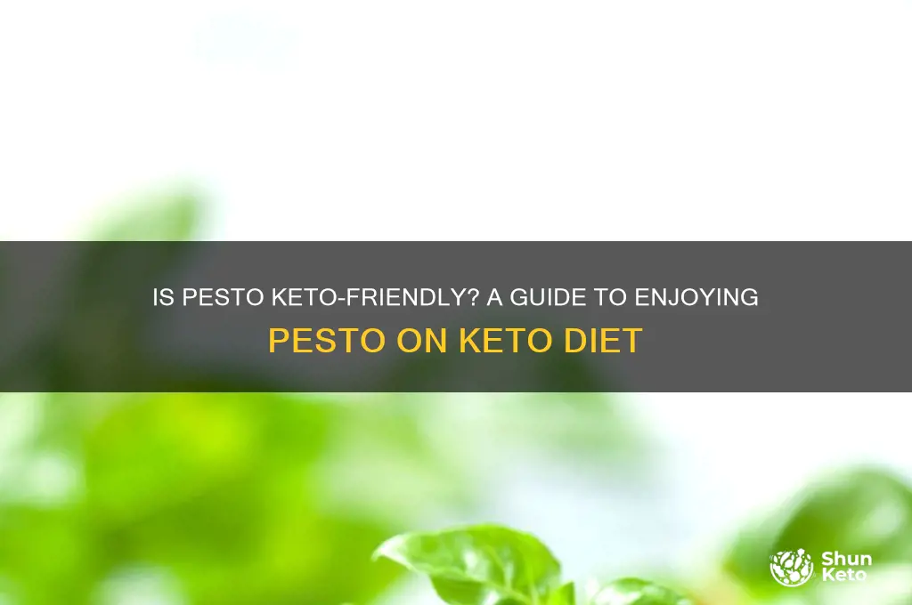 can you have pesto on keto diet