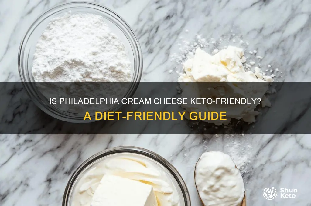 can you have philadelphia cream cheese on keto diet