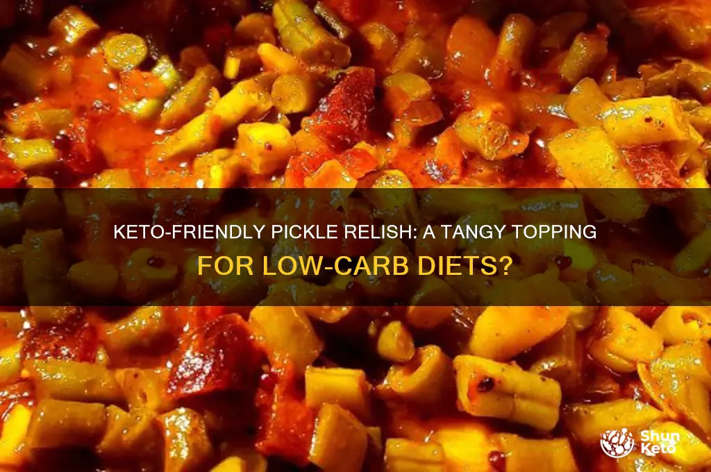 can you have pickle relish on the keto diet