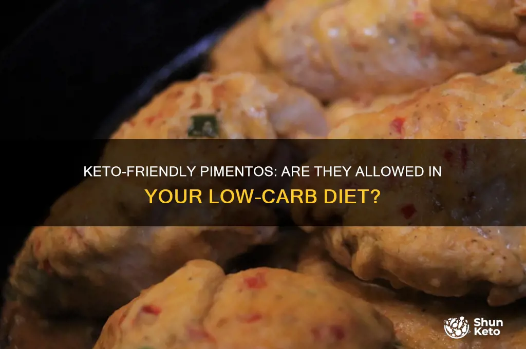 can you have pimentos on keto