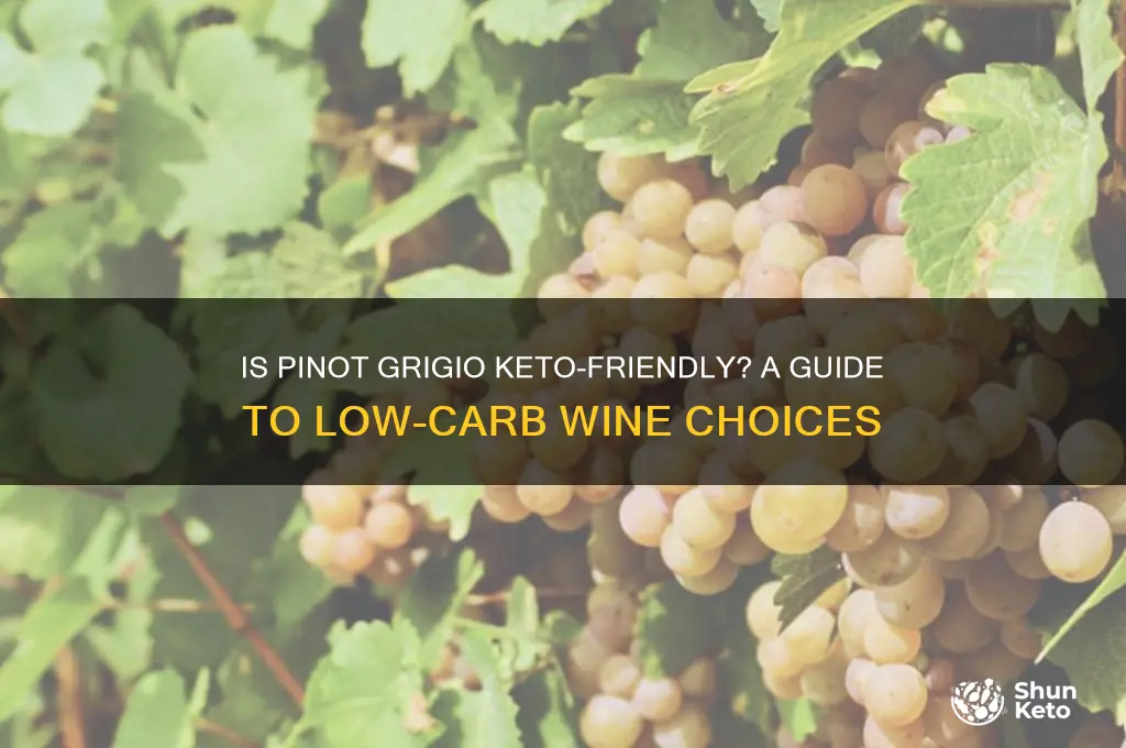 can you have pinot grigio on keto