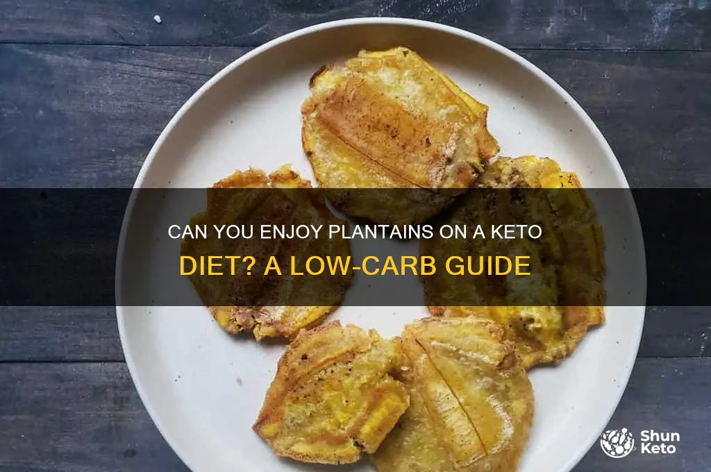 can you have plantain on keto
