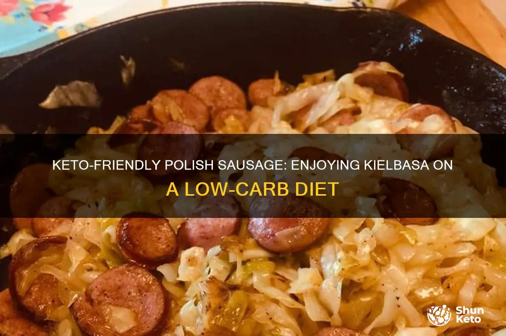can you have polish sausage on keto diet