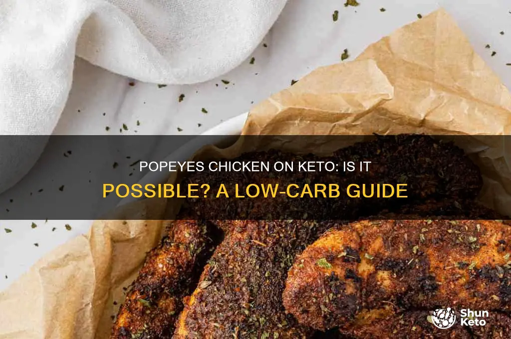 can you have popeyes chicken on keto